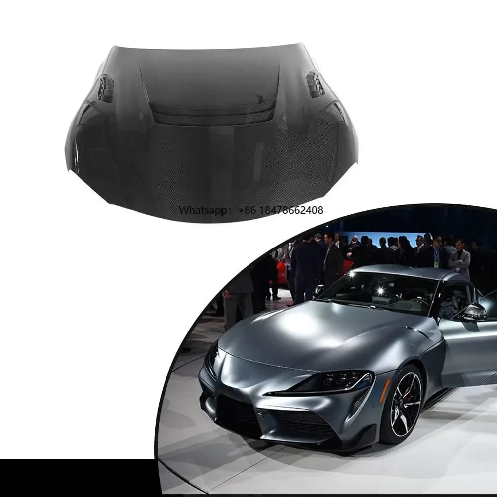 Dry Carbon Fiber Hood for Supra GR A90 / J29 2019+ Lightweight Performance Bonnet