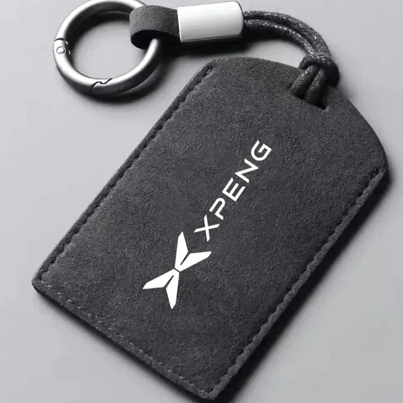 Smart Key Card Protector Car Key Card Pouch Car Key Card Case Suede Leather For XPENG G6 G9 P7+ X9 G7