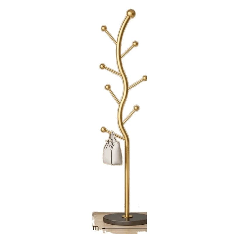 Coat rack Floor-to-ceiling vertical cream Internet celebrity Floor-to-ceiling Simple household indoor clothes storage rack