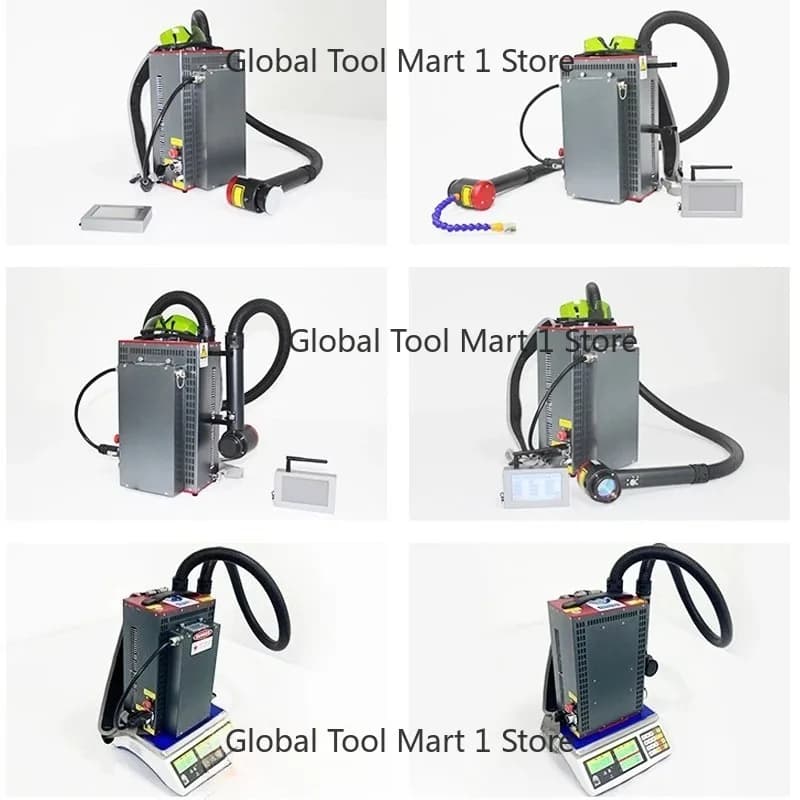 Mini Type Laser Rust Removal Machinery Price 100W Mo- Small Portable Rust Remover Fiber Laser Cleaning Machine