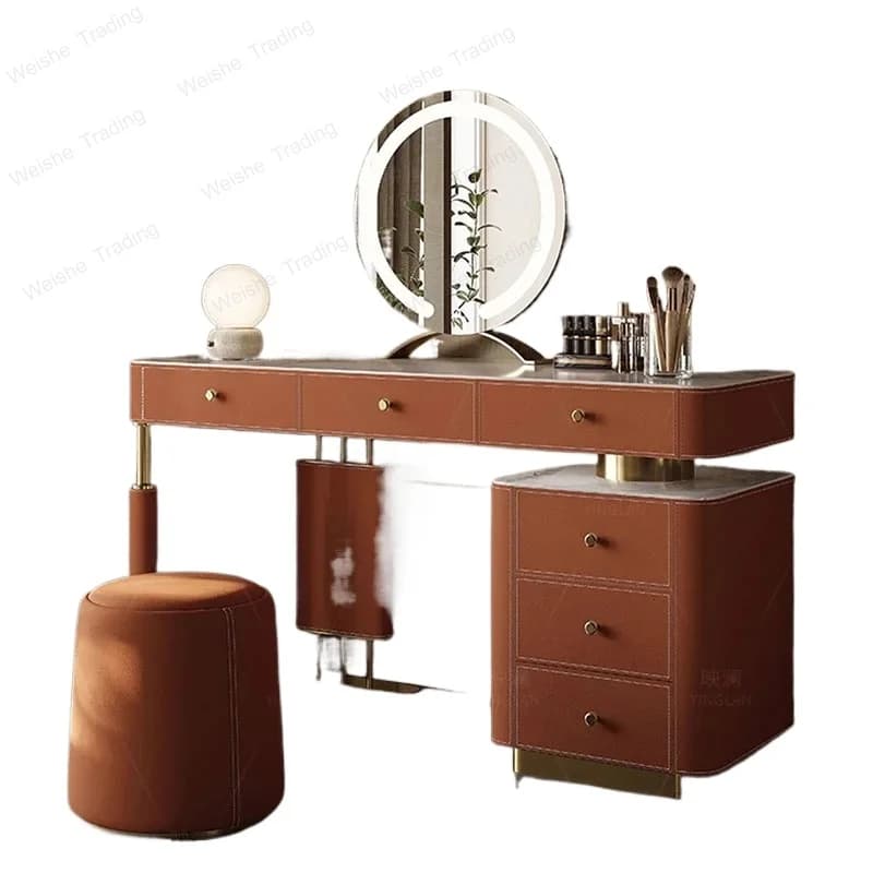 Decoration Fashion Vanity Table Interior Chinese Style Large Size Luxury Safe Dressing Table Modern Home Decoration