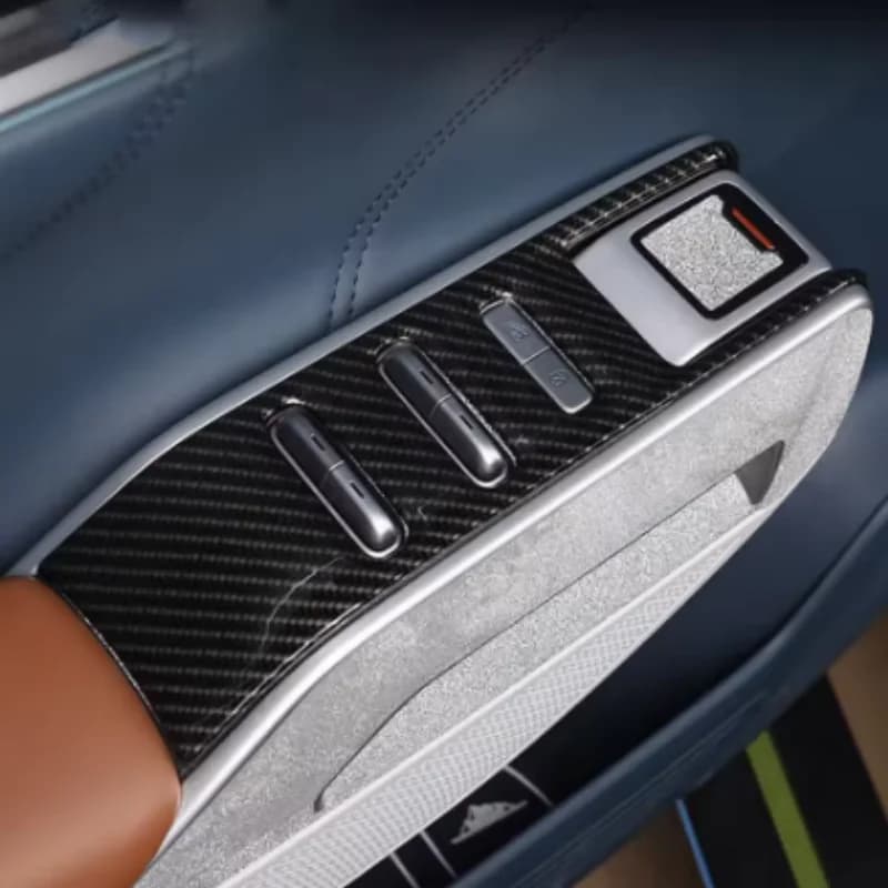 For CHANGAN Deepal G318 2024-2025 Interior Decoration Car Door Window Glass Switch Panel Cover Trim Moldings accessories