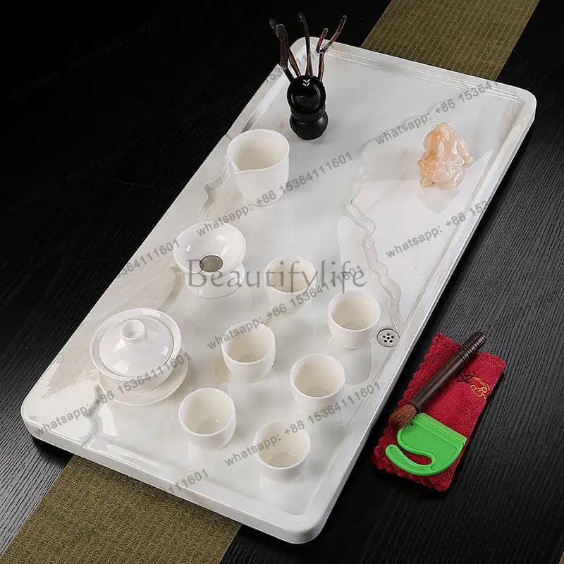 Best Sellers Nordic Marble Tea Tray Decorative Drainage Small Nordic Pot Drip Valet Tea Tray Rustic Hospitality Bandejas Home De