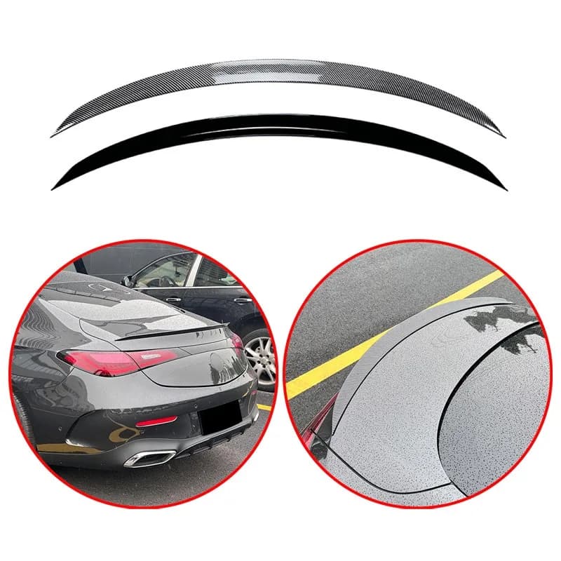 For Mercedes Benz 2024+ CLE C236 Coupe CLE260 300 CLE53 AMG Style Rear Trunk Spoiler Wing Lip By High Quality ABS