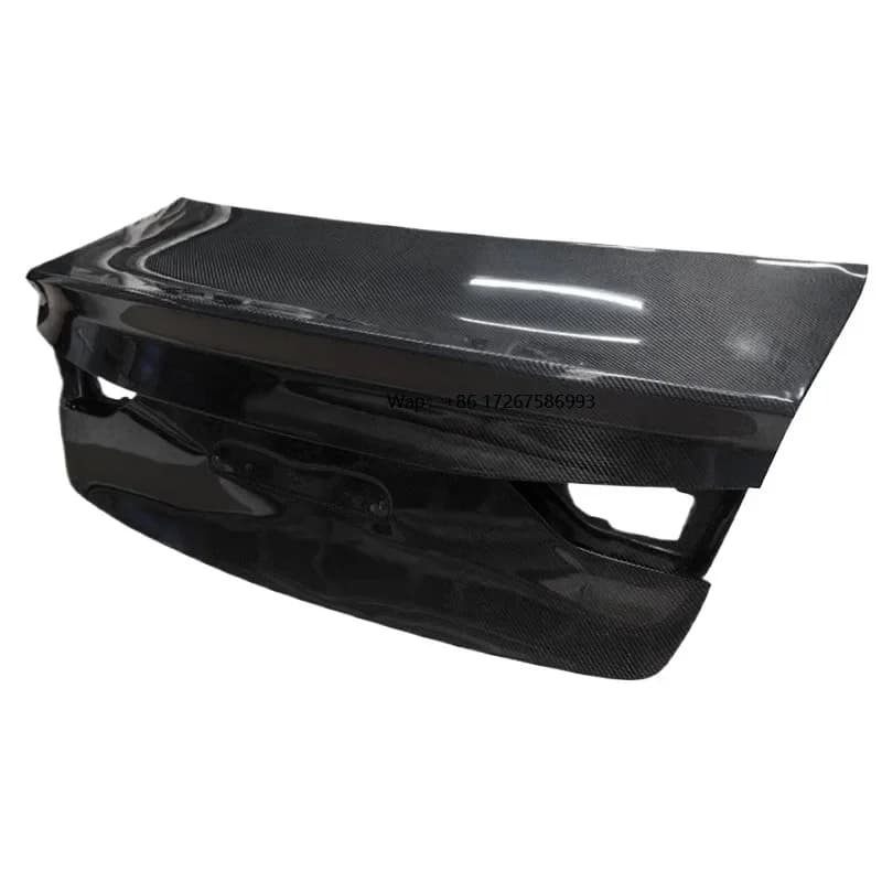 High Quality Carbon Fiber Modified Trunk Cover Car Exterior Accessories Suitable for A3 S3