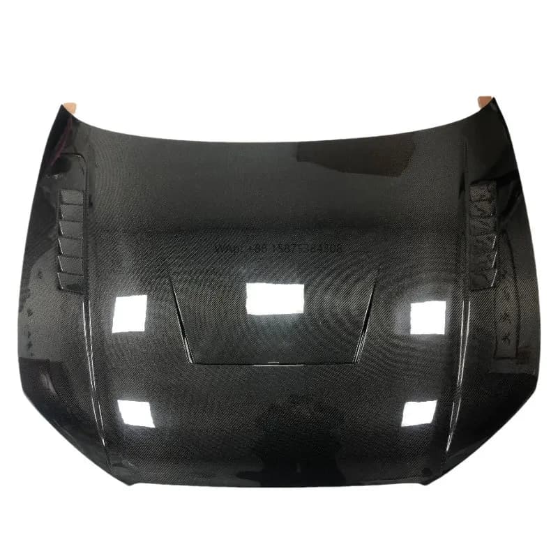 Glass Style Real carbon fiber hood bonnet for A3 S3 RS3 hood bonnet scoop 2013-2019