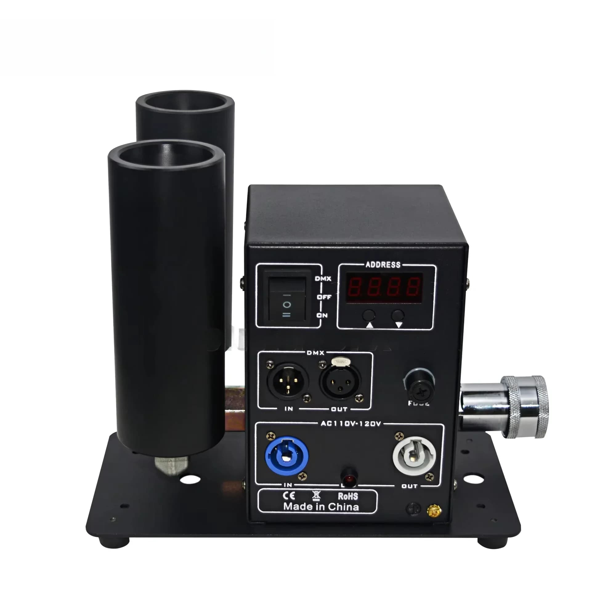 High-quality double-head CO2 jet with 3-meter hose for wedding parties, concerts, stages, night bars, events
