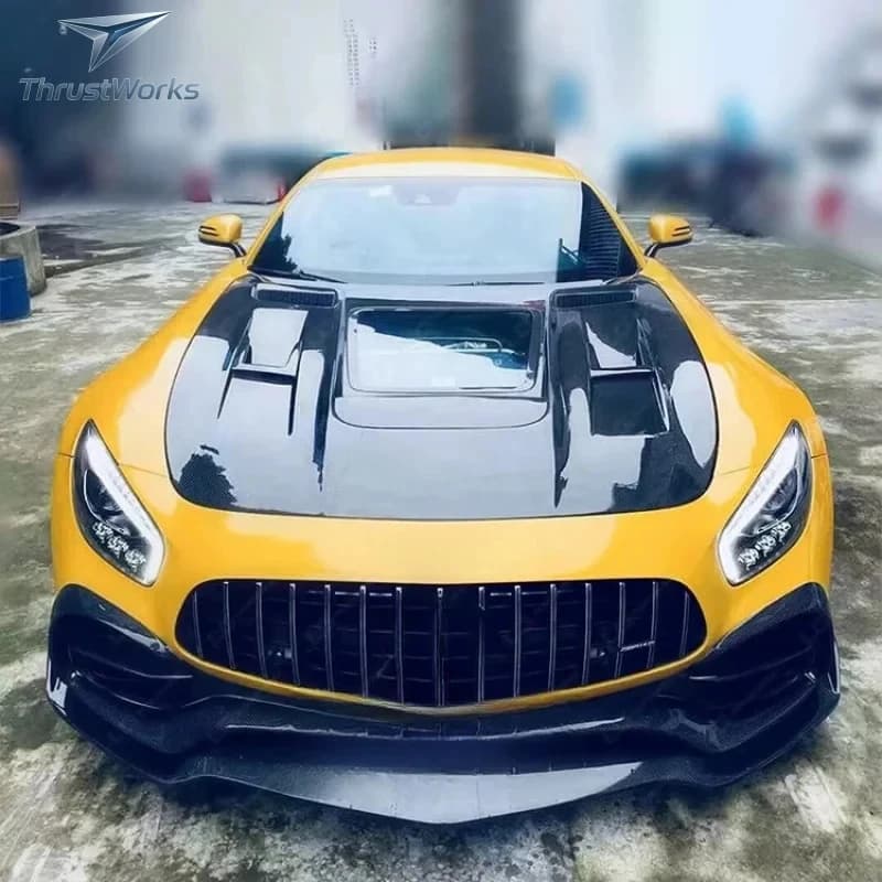 ThrustWorks New Black Carbon Fiber Body Kit GT GTS Upgr To RZ Style