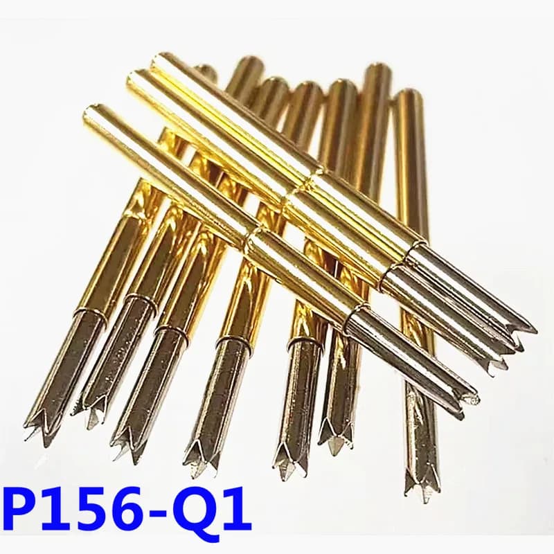 100PCS/Pack P156-Q1 Four-jaw Plum Blossom Spring Test Probe Needle Tube Outer Diameter 2.36mm Length 34mm PCB Pogo Pin