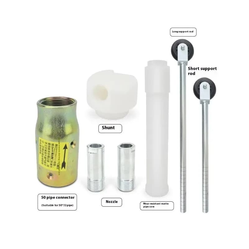 New Motorized 300mm 90mm Spray Equipment 304 Stainless Steel Pipe Inner Wall Rust Removal Anti-Corrosion Sandblaster Effective