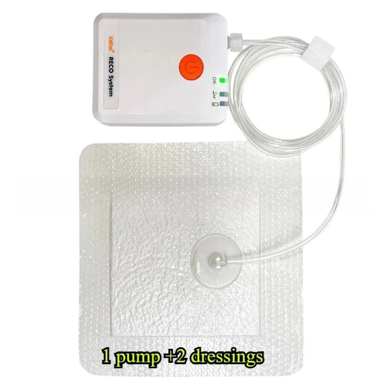 【Best 】Negative pressure wound therapy system VAC NPWT device with disposable canister 140ml & 450ml NPWT dressing kit  square