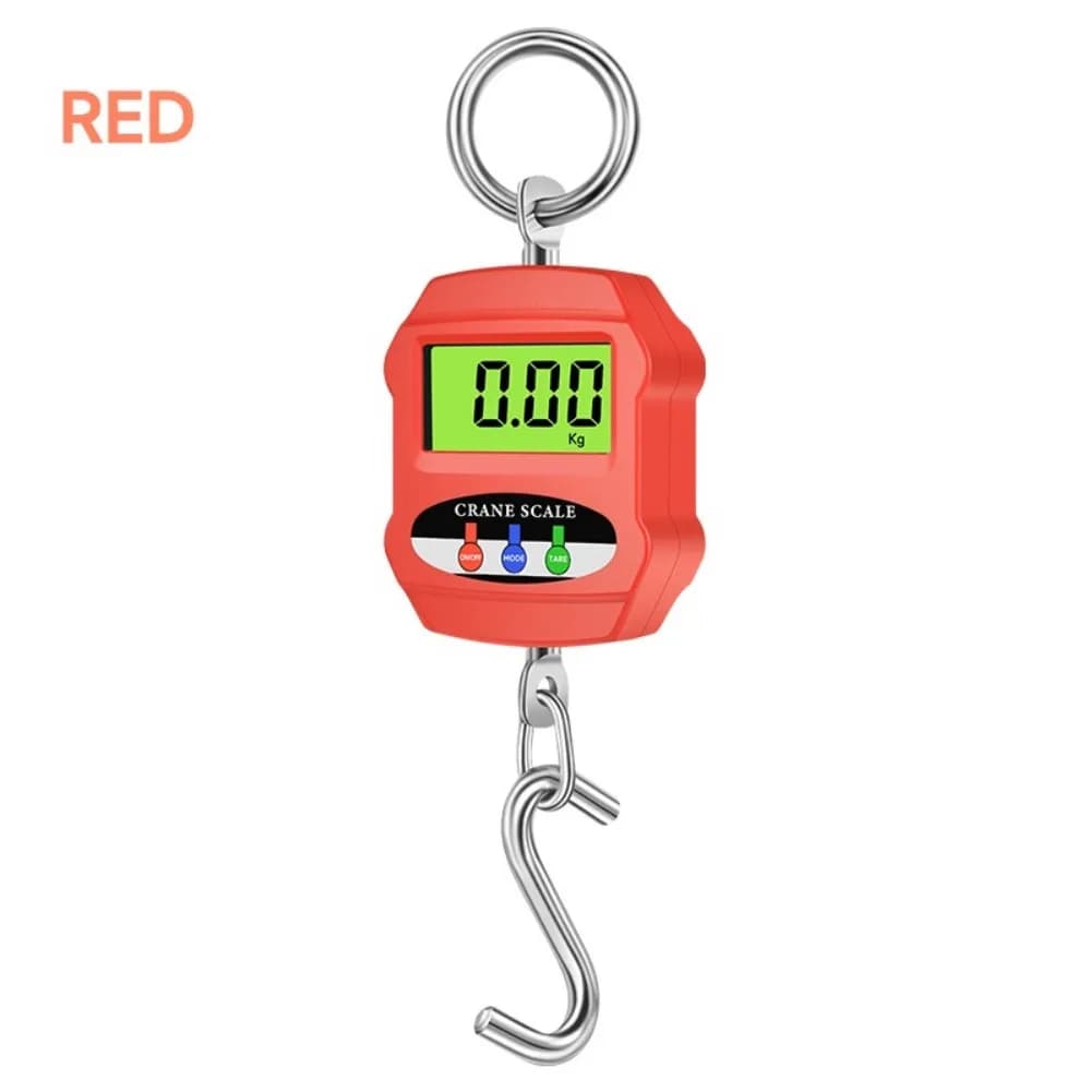 300kg handheld electronic crane scale portable hook scale with aluminum alloy shell lcd screen and long standby time
