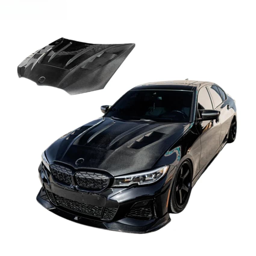 High Temperature Resistant Carbon Fiber Hood, Suitable for 3 Series G20 G28 2020-2024 | Premium Quality