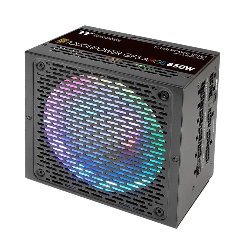 ARGB rated 850W full module full voltage PCIE5.0 game power supply 2 sets starting approval