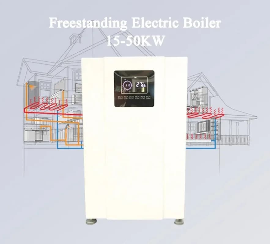 Floor Standing Boiler Electric Combi System Hot Water Shower Central Heating Eco-Friendly Low NOx Stainless Steel Wall Mounted