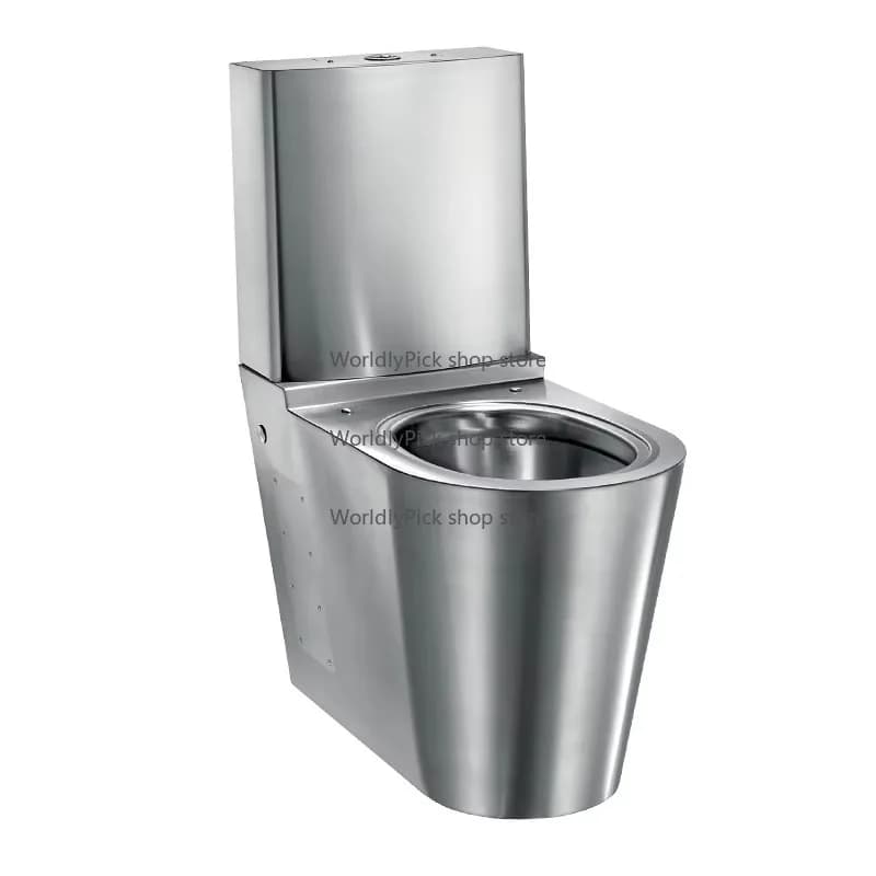 304 Stainless Steel Commercial Toilet caravan Toilet High-efficiency Water-saving One-piece Toilet