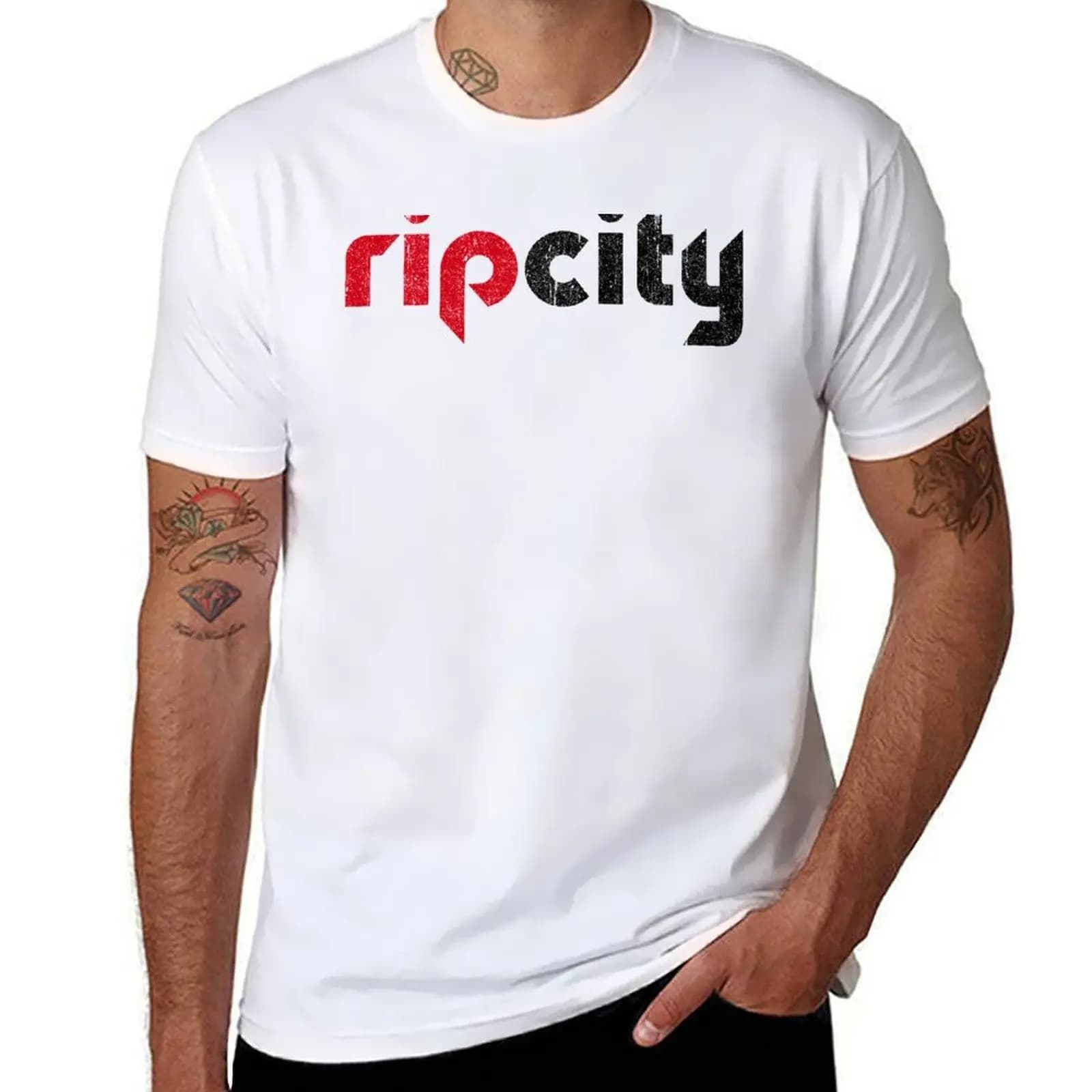 Rip City T-Shirt anime t shirts for man cotton t shirt pack T-Shirt