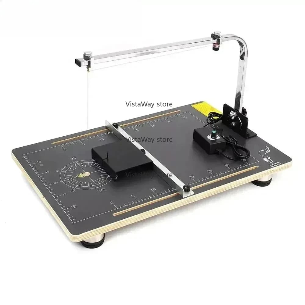 ALLSOME 220V Board Hot Wire Styrofoam Cutter Foam Cutting Machine Working  Tools EU Plug