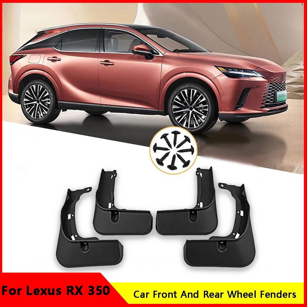 For Lexus RX 350 Car Front And Rear Wheel Fenders protector accessories Anti-splash mudguard 2023 2024 2025