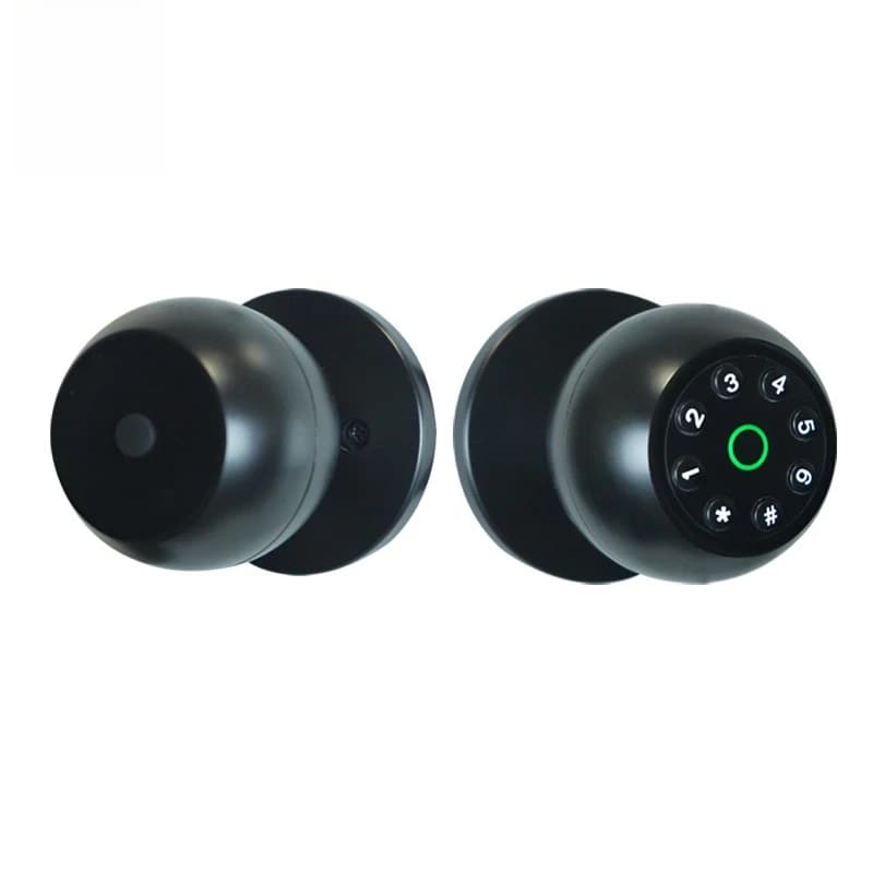 Electric Ble App Smart Knob Door Lock Password Smart Lock Bedroom Door Knob With Lock