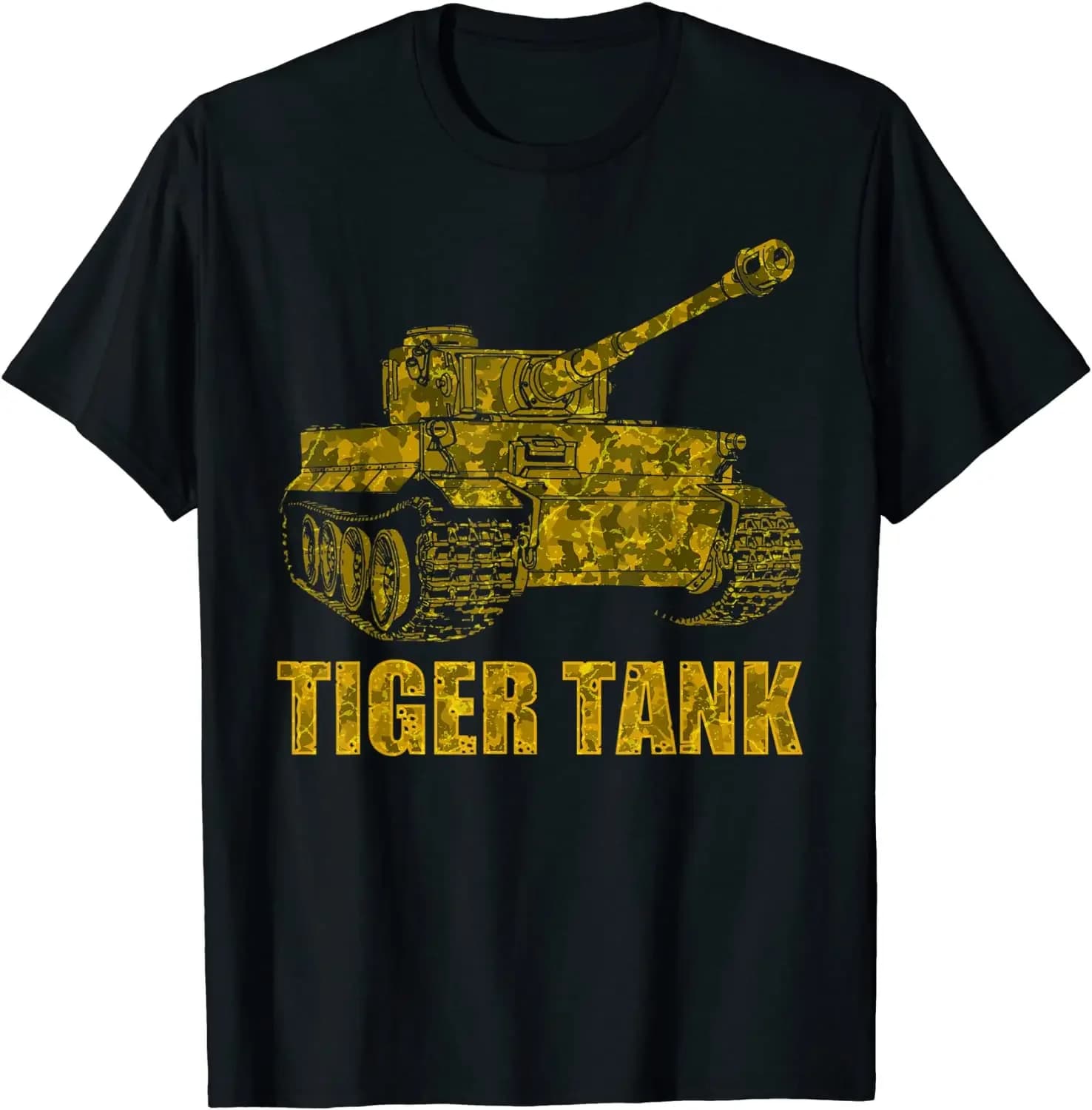 Tank Tiger I German Germany World War 2 Army Men T-Shirt Short Casual 100% Cotton Shirts