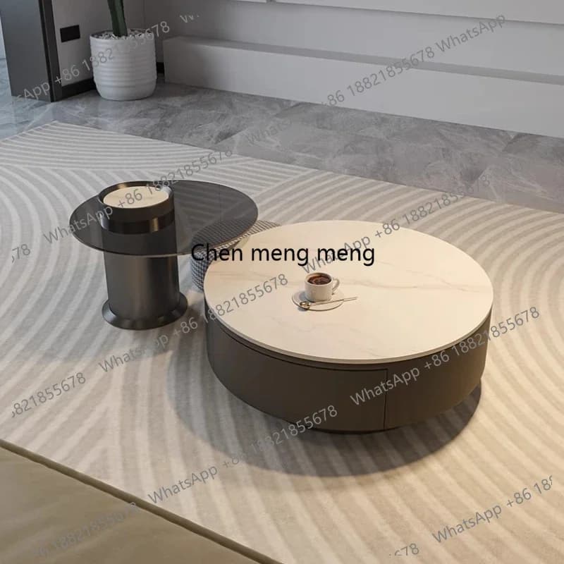 Vintage Coffee Table Living Room Luxury Simple Apartment Black Minimalist Coffee Tables Designer Couchtisch Lounge Furniture