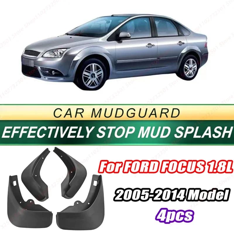 For FORD FOCUS 1.8L 2005-2014 Model 4PCS Front Rear Mud Flaps Splash Guards Fender Mudguards Auto Accessories