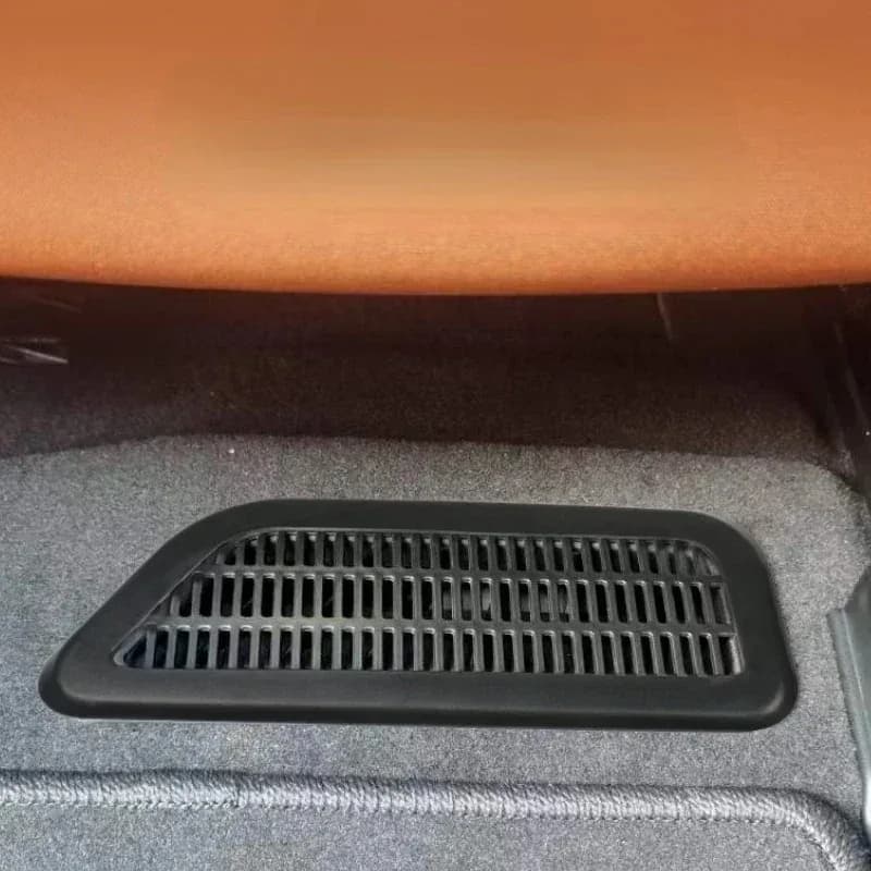 For Li Auto L7 2023-2026 ABS Black Car Seat Under Air Conditioning Outlet Vent Dust Plug Cover Trim Interior Car Accessories