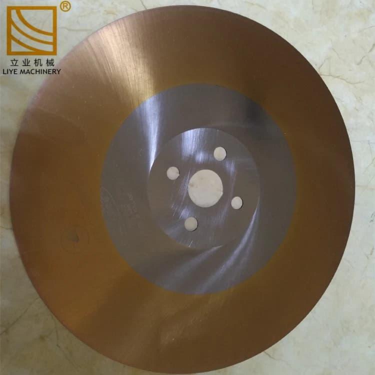 ISO BV CE  Approved Wear Resistance Ti-coated Disc Steel HSS Saw Blade