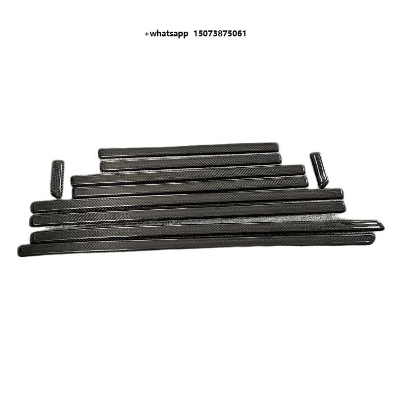For  W464/W463 Body Parts Kit Dry Carbon Fiber Decoration Strip with Running Lights for G900 G63 Vehicles