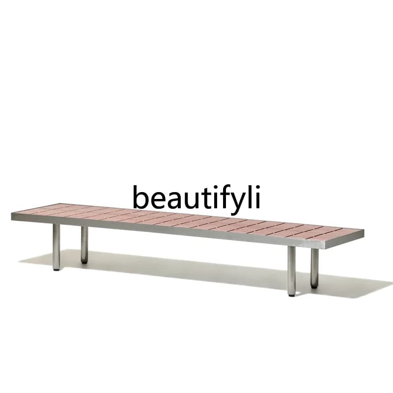Long coffee table/retro low table, TV cabinet storage table  R