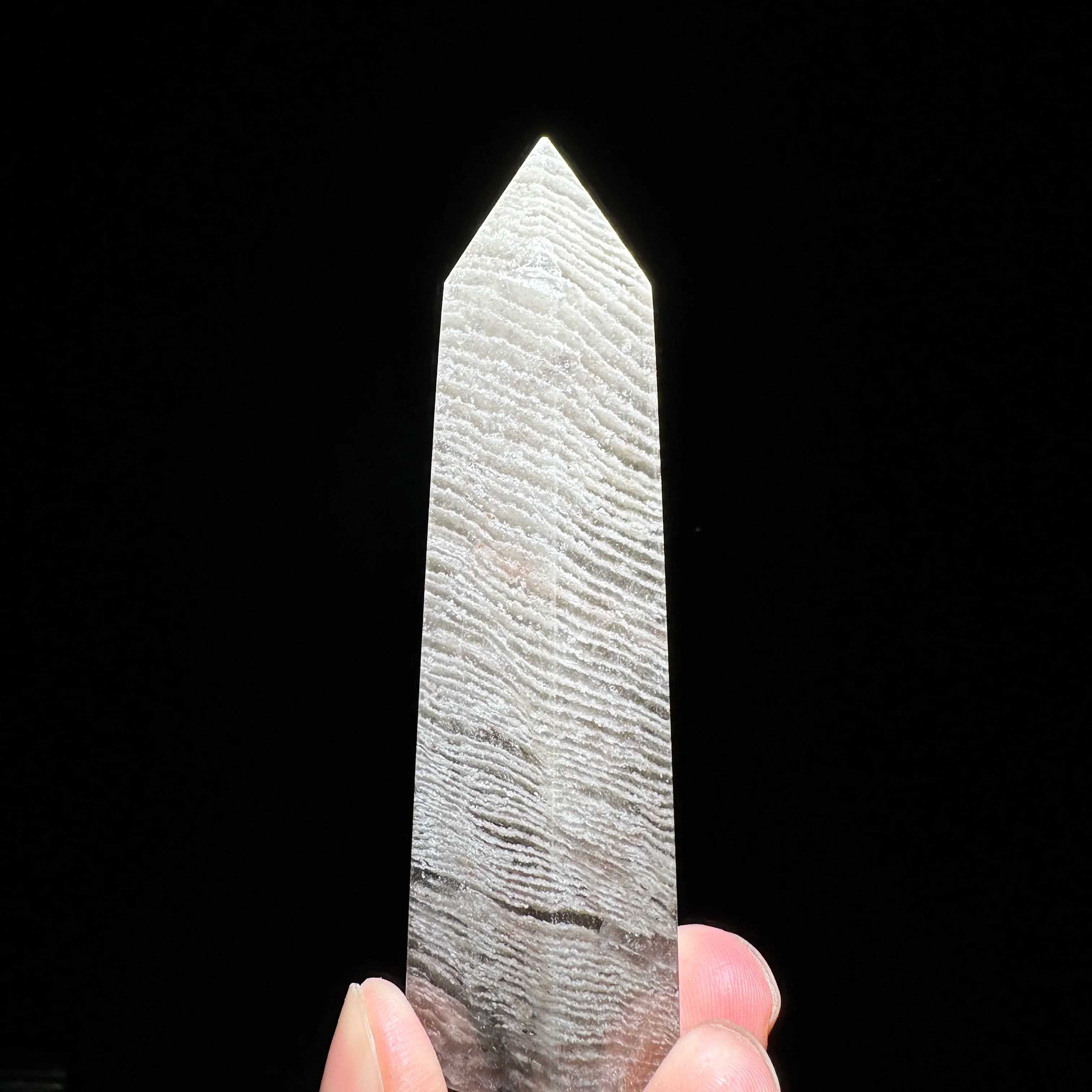 Natural White Crystal Ghost Phantom Crystal Tower Reiki Healing Spiritual Meditation Witchcraft Energy Wand Home Decoration Gift