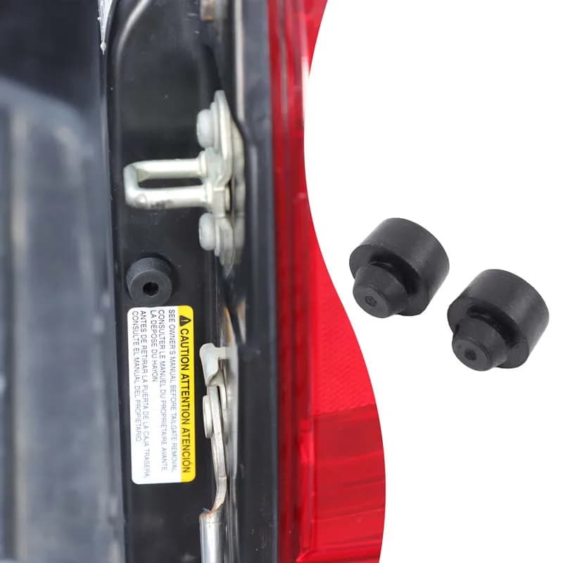 2piece set TPE black For Toyota Tacoma 2005-2021 car tailgate buffer pad car protection modification accessories OE: 9054111015