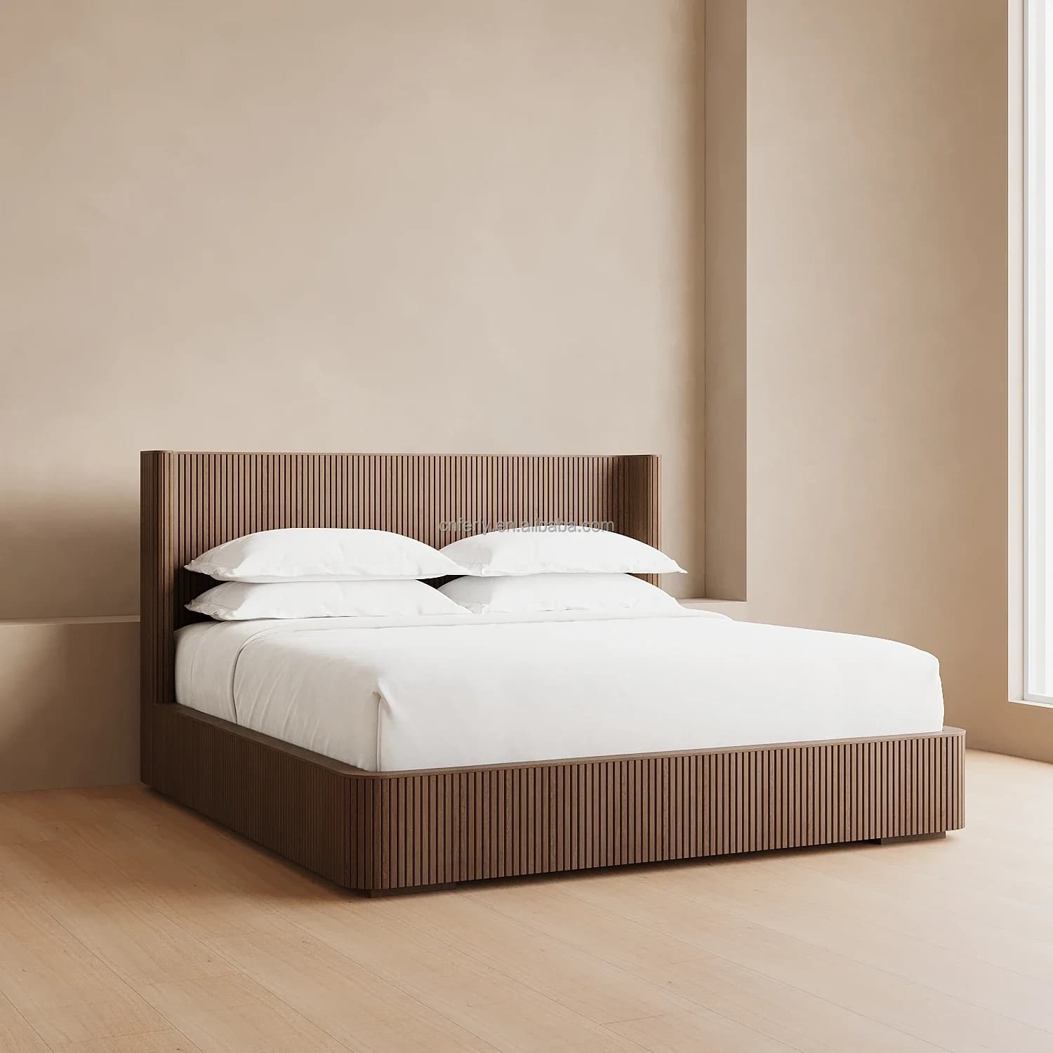 for Hot Sale Modern Luxury Hotel King Size Classic Design Home Bedroom Furniture Sets Wooden Bed