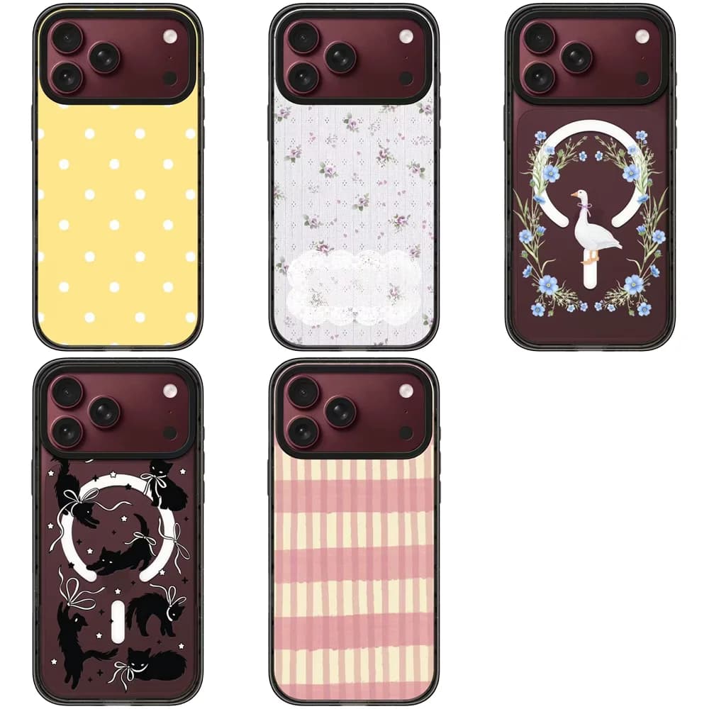 6092347 Impact Black Border Magnetic Case: Compatible with IPhone 18 17 16 15 14 13 Pro Max 17 Air