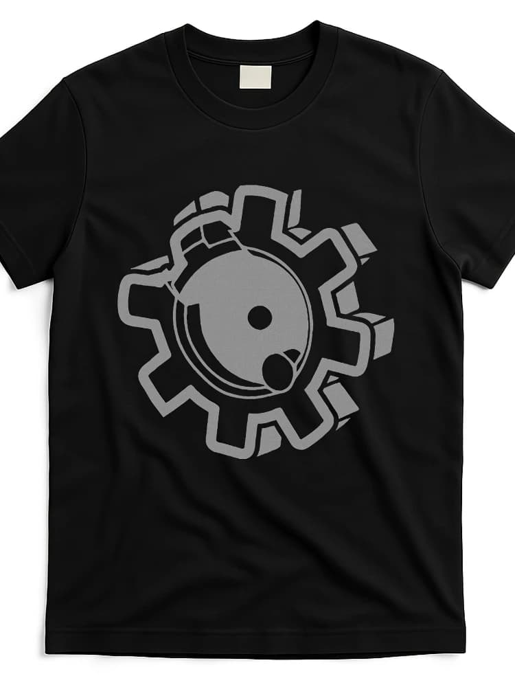 ar-15-3d-bolt-action-image design-100% cotton summer casual O-neck short sleeve printed men's T-shirt.