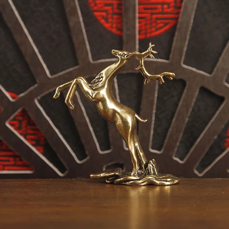 Brass , auspicious for career advancement, desk ornaments, home decor, tea pets, and handicrafts