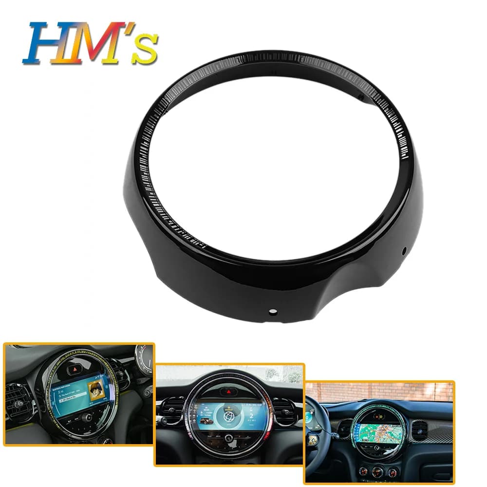 For Mini Cooper F56 F55 F57 JCW 2014 2015 2016 2017 2018 2019 2020 2021 2022 6.5 8.8 Inch Center Console Screen Decorative Frame