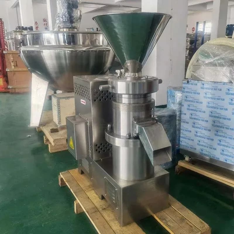 Industrial Colloid Mill for Nut And Tahini Paste Grinding Motor-Driven Food Processing Machine for Business Use