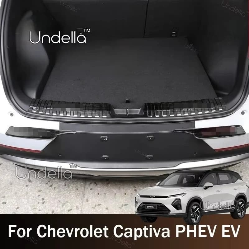 For Chevrolet Captiva PHEV EV 2026 2027 Stainless Steel Rear Bumper Sill Guard Trunk Threshold Plate Modification Accessories