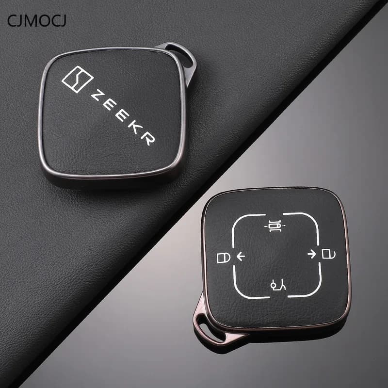 Premium TPU Key Cover Case for Zeekr 001 / 007 / 009 / X (2024) - Protective Key Fob Shell with Textured Finish Keybag