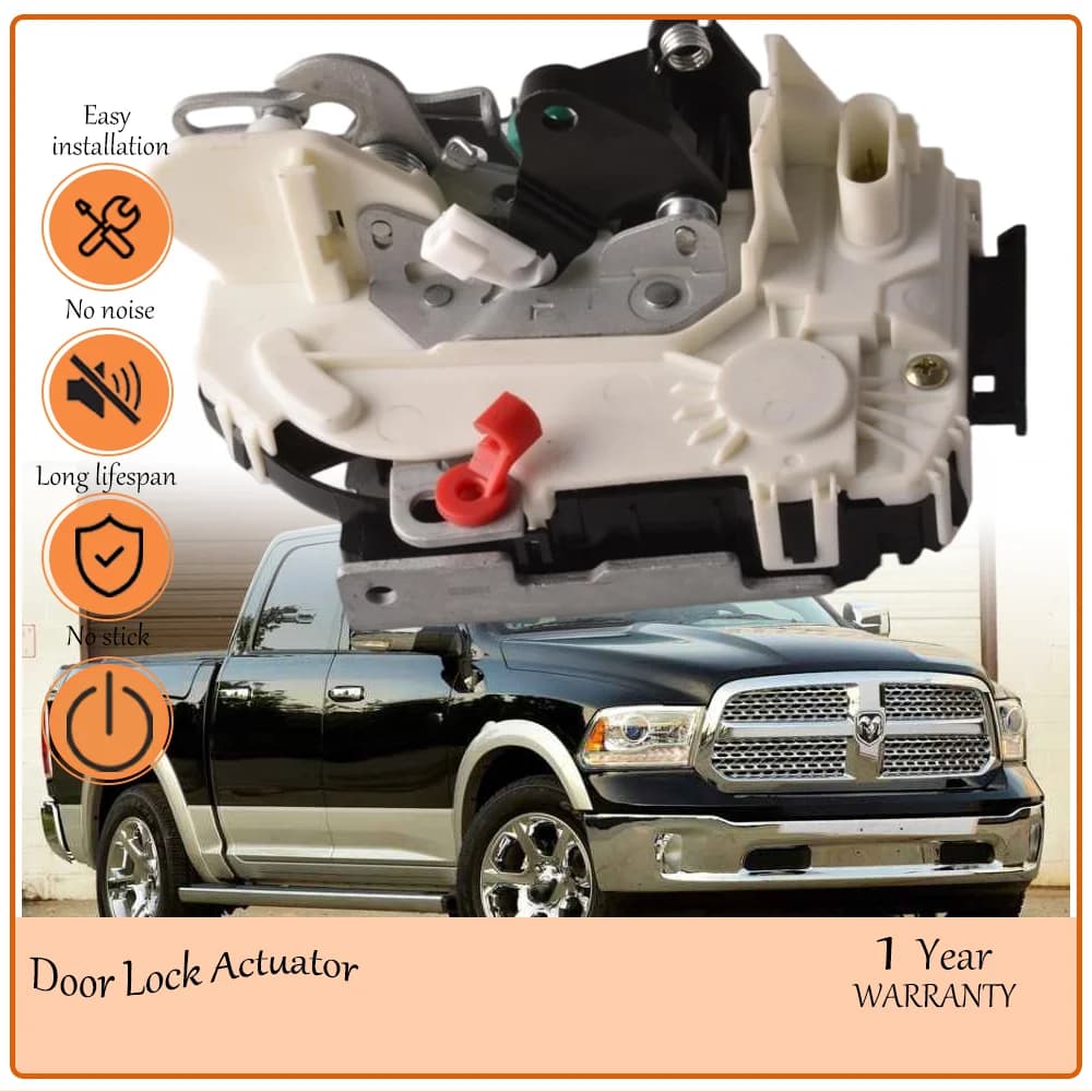 Rear Left & Right Door Lock Actuator, suits Chrysler Jeep Dodge Ram 1500, Stable Rear Door Latch Assembly oem 931092 100DLA997S