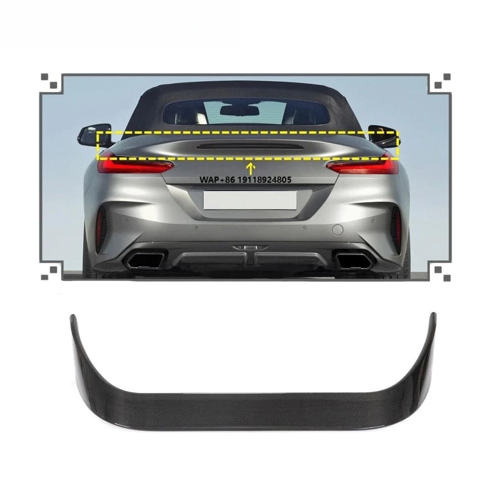 For  Z4 G29 M40i Convertible 19-21 Real Carbon Fiber Rear Trunk Spoiler Wing
