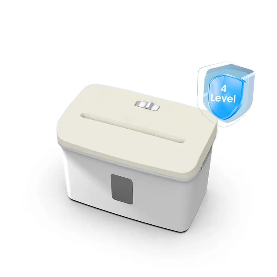 14-Sheet 8Min A4 P4 Cross Cut 21L Capacity Portable Electric Paper Shredder Machine for Small Business