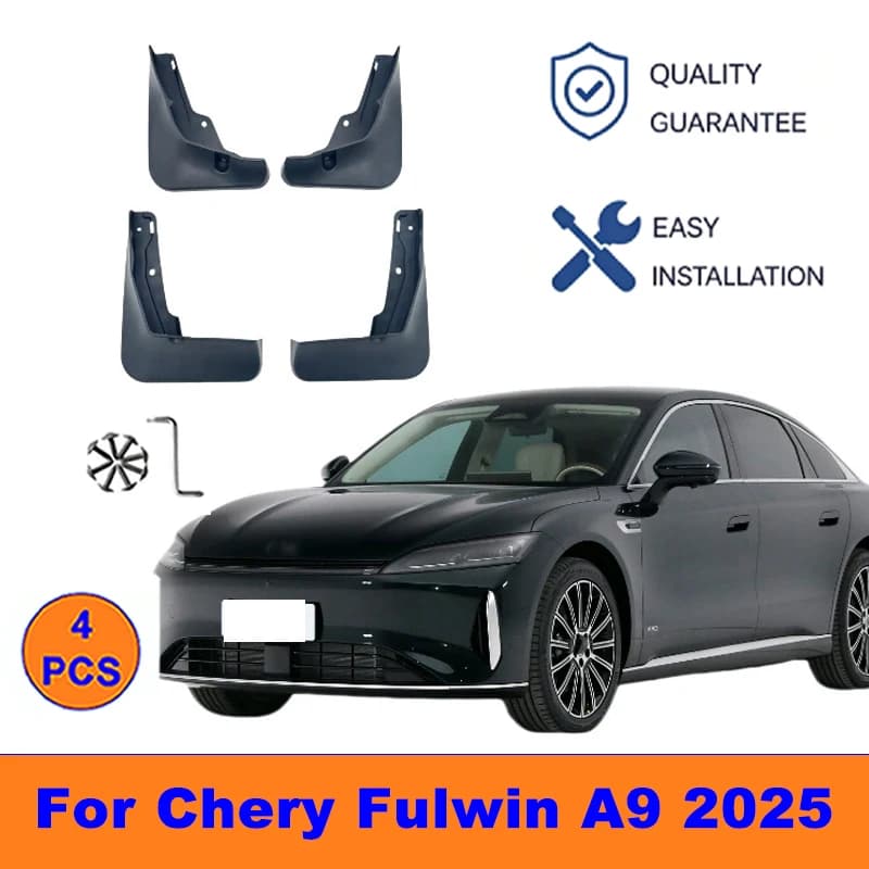4Pcs Mud Flaps For Chery Fulwin A9 2025 - Splash Guards Front & Rear Wheel Fender Mudguards Car Exterior Protection Accessoriy