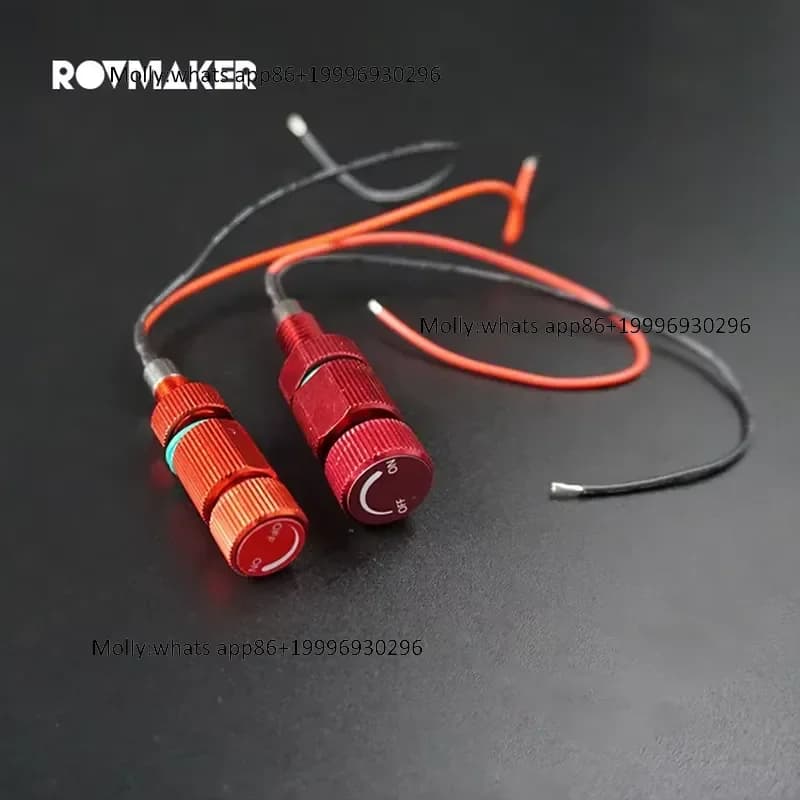 Rovmaker Aluminum M8 Cable Switch Rotary Diy Kit 300m Depth Underwater Cable ROV Switch Power