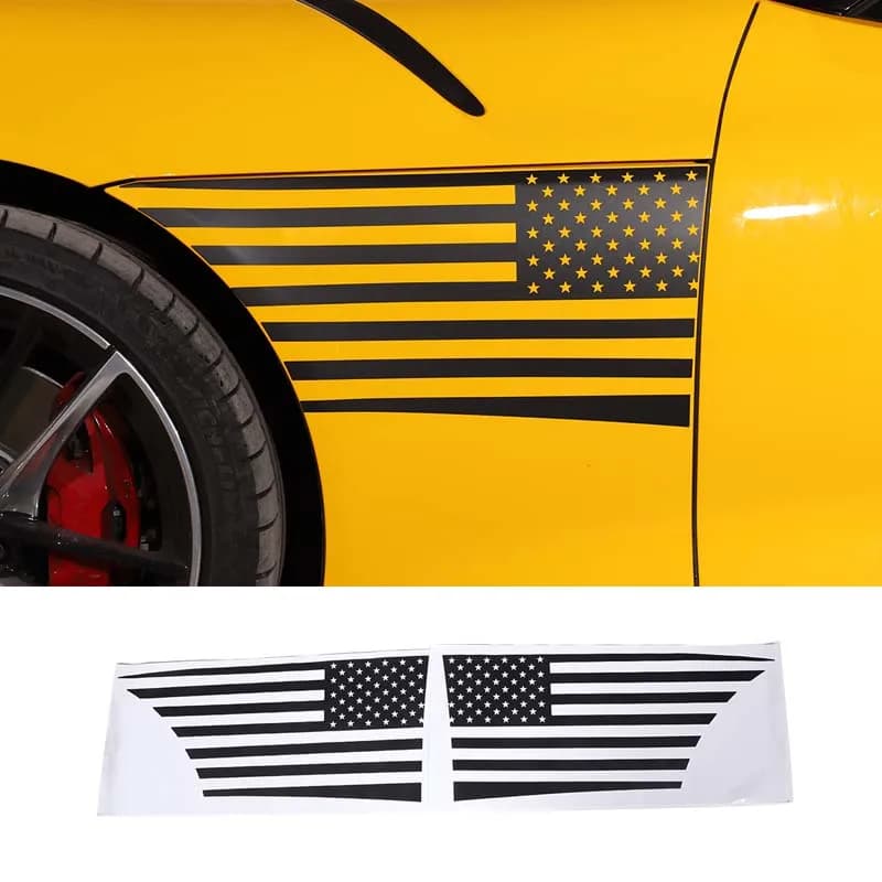 For 2019-2022 Toyota Toyota GR Supra A90 PVC Black Car Styling Car Side Fender Pull Flower Foil Sticker Car Exterior Accessories