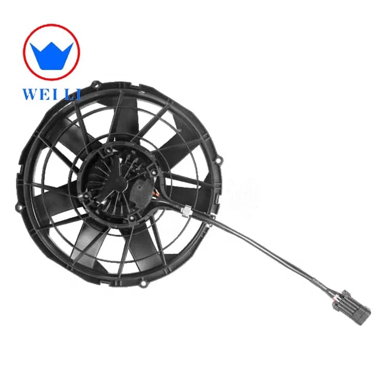 2026 High Efficiency 12Inch  WLNF342 DC  Suitable for A/C Auto Refrigeration Systems in Trucks and Buses Condenser Fan