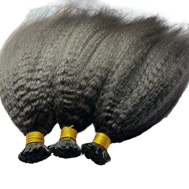Foaming Low Amplitude Flat Hair Tape Thin Glue Head Natural Color Live Film