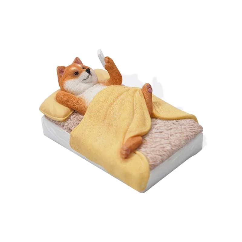 Single Dog 10.0 Cute Cute Cute Dog Shiba Inu Cat Figure Gift Ornament Refrigerator Sticker